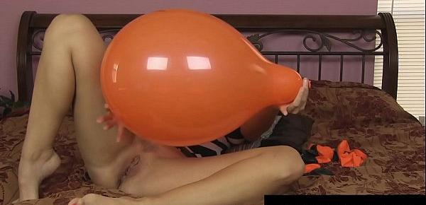  Pop Balloon! Halloween masturbating, Milf Charlee Chase Cums